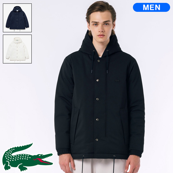 ラコステ メンズ 耐水透湿ピケダウンジャケット BH021J-99