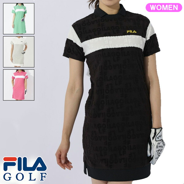 フィラ ゴルフ レディス ジャガードパイルワンピース 753461の通販は 6,635円
