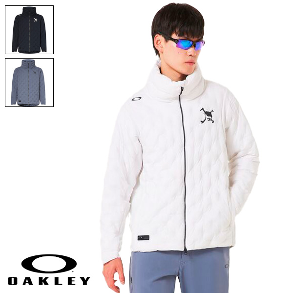 オークリー 中綿ブルゾン スカル アイデアリー ハイブリッド パフジャケット FOA408277