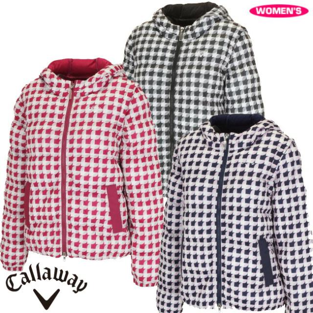 キャロウェイ レディース 20L9CWブルゾンハート千鳥スターストレッチ中綿入り 241-0215805の通販は 16,800円