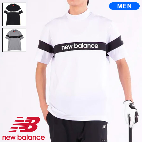 ニューバランス ゴルフ メンズ 半袖 モックネック プルオーバー シャツ ニューバランス（new balance）（メンズ）ゴルフウェア 半袖