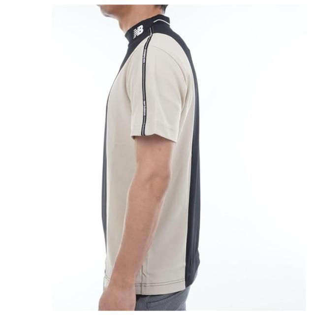 ニューバランス ゴルフ メンズ マイクロピケ 半袖モックネックプル