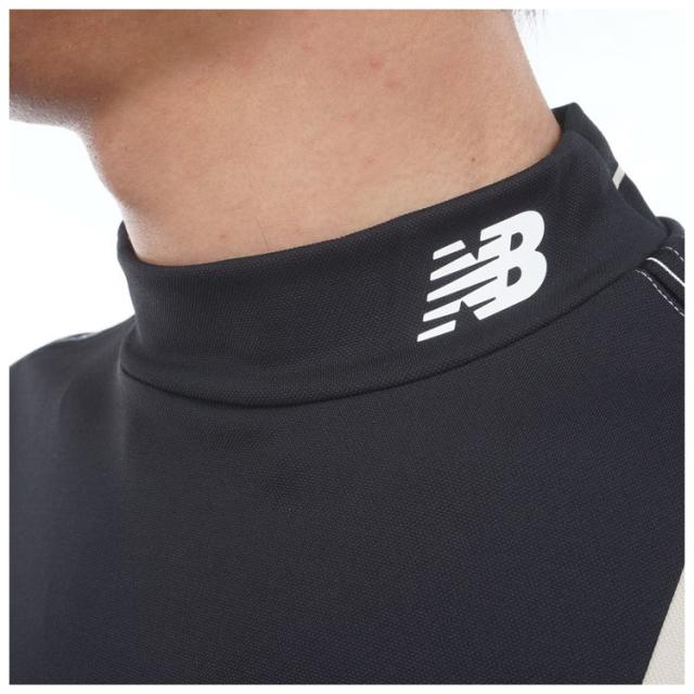 ニューバランス ゴルフ メンズ マイクロピケ 半袖モックネックプル