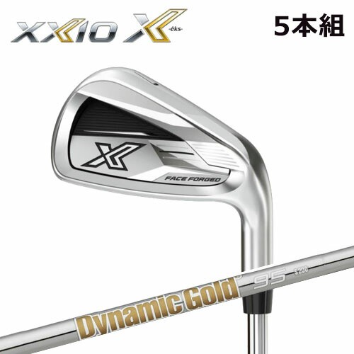 ダンロップ ゴルフ ゼクシオ X-eks アイアンセット 5本組(6-P) ダイナミックゴールド 95 スチールシャフト XXIO X