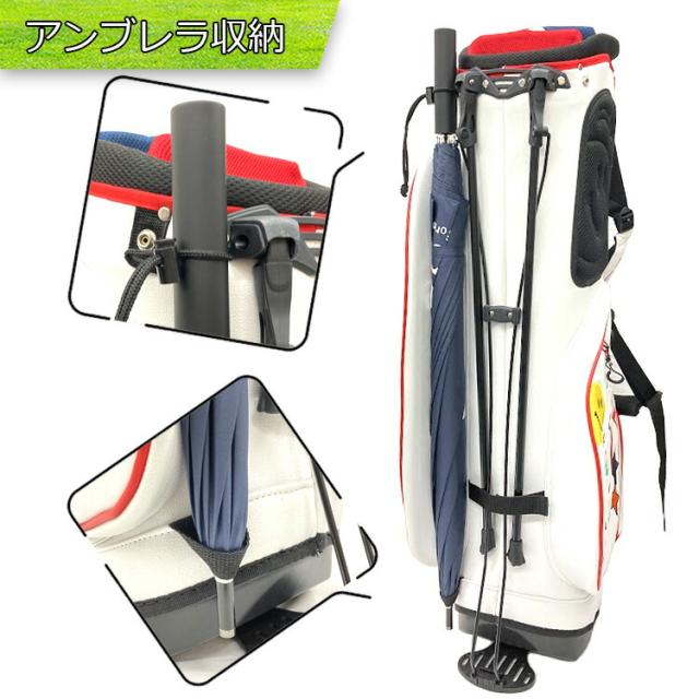 ブルーティーゴルフ スマイル＆カート スタンドキャディバッグ CB-008