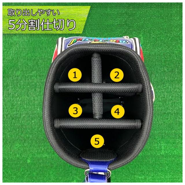 ブルーティーゴルフ ワッペン柄 キャディーバッグ CB-024_4