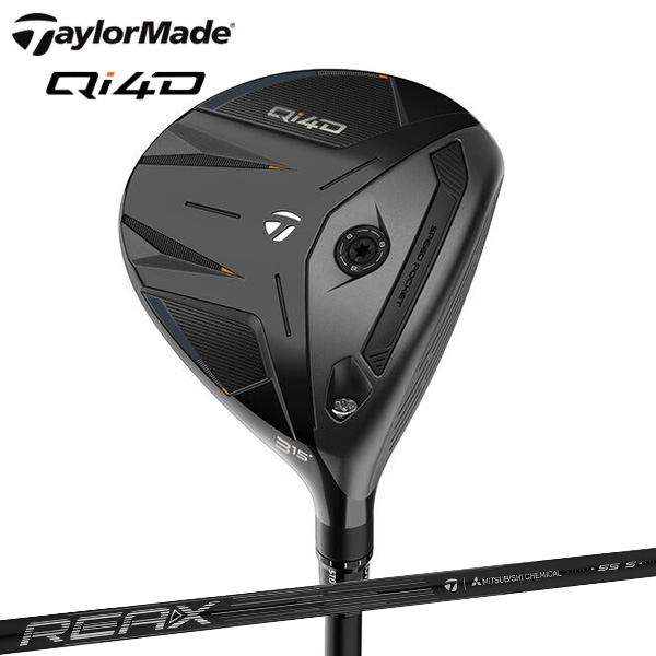 TaylorMade テーラーメイド Qi4D REAX 55 フェアウェイウッド ゴルフクラブ