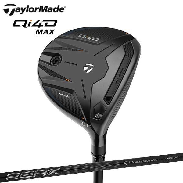TaylorMade テーラーメイド Qi4D Max REAX 55 フェアウェイウッド ゴルフクラブ