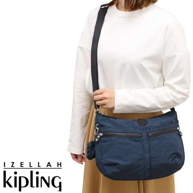 Kipling キプリング IZELLAH イゼラー ショルダーバッグ ブルー/ブラック K021440ND