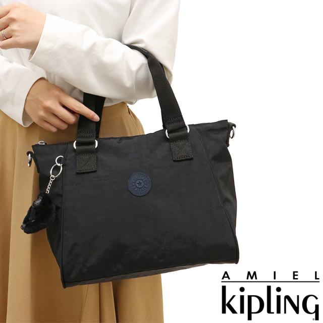 Kipling キプリング AMIEL アミエル 2WAY ショルダーバッグ ハンドバッグ ブラック/ブルー K153710NO