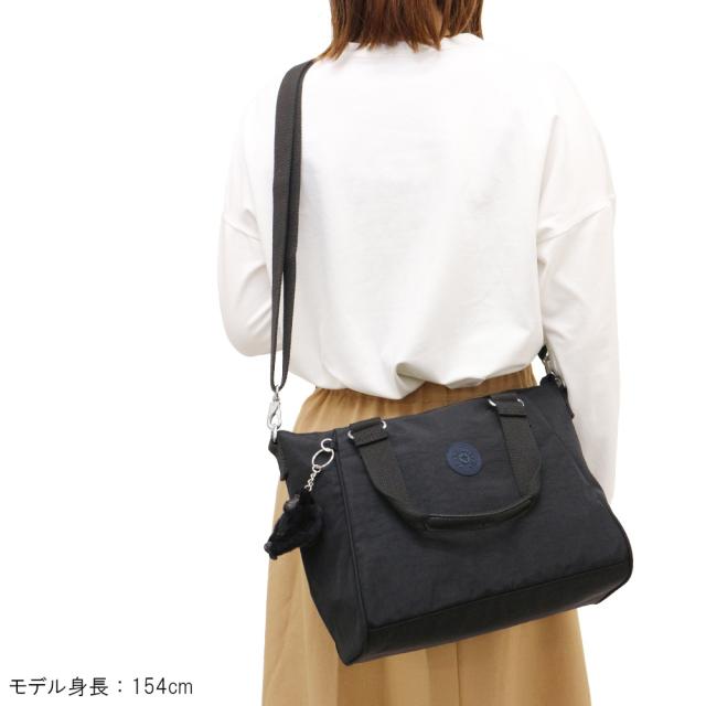 Kipling ラドヤード・キプリング AMIEL 意中の女エル 2WAY ショルダーバッグ ハンドバック 黒いこと/青味 K153710NO