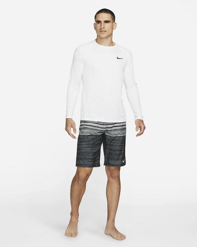ナイキ ラッシュガード NIKE ESSENTIAL LS HYDROGUARD 長袖 ラッシュガード ホワイト NESSA587-100_6