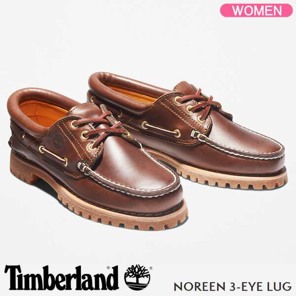 ティンバーランド モカシン Timberland HERITAGE NOREEN 3-EYE ヘリテージ ノリーン スリーアイ ブラウン レディースシューズ 51304