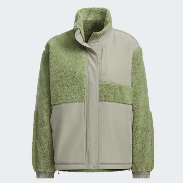 アディダス　レディース ジャケット　adidas WORD ワーディング ルーズフィット ボア フルジップアップジャケット レディース トレーニング KTX54 JG8221の通販は 8,415円