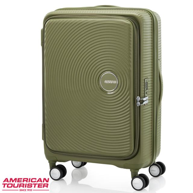 アメリカンツーリスター キュリオ スピナー 68 EXP　American Tourister スーツケース Curio キャリーケース 機内持ち込み Spinner 68/25 EXP TSA BO　AO8-34039　カーキ