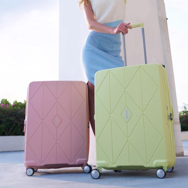 アメリカンツーリスター アーガイル American Tourister スーツケース Argyle キャリーケース 機内持ち込み Spinner 55/20 TSA QH7-00001 アンティークピンク_1