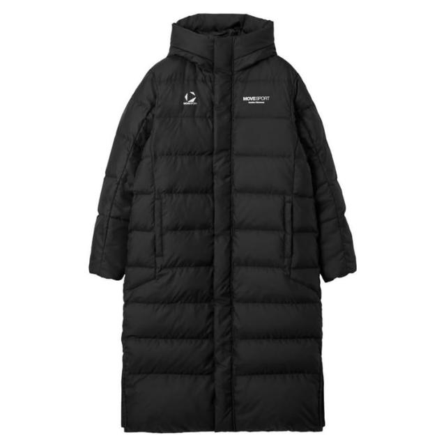 デサント ダウンジャケット ムーブスポーツ MOVESPORT ロングダウンコート はっ水 軽量 防寒 防風 保温 トレーニング ランニング ウォーキング メンズ ST5FDJ00M ブラック