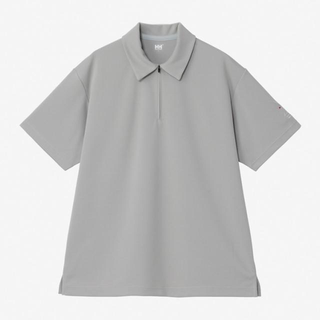 ヘリーハンセン ポロシャツ メンズ HELLY HANSEN ショートスリーブ ツインセイル ハーフジップ ポロ S/S Twin Sail Half-Zip Polo カジュアル アウトドア キャンプ HH32512 OG