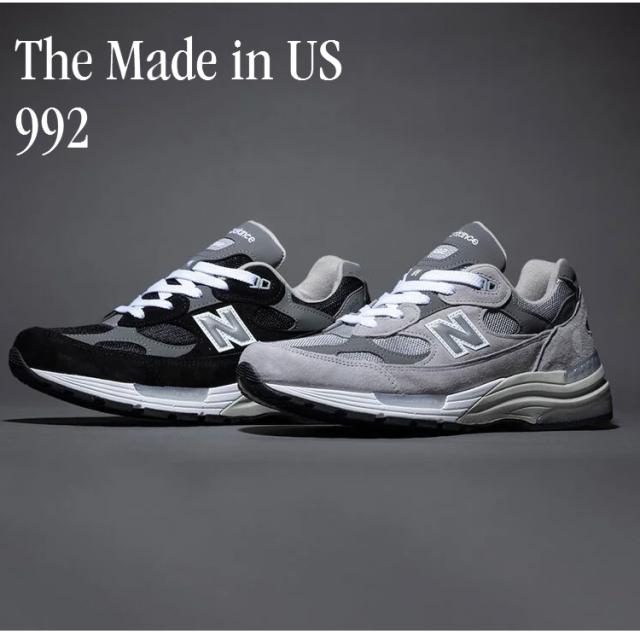 ニューバランス NewBalance U992 ライフスタイルシューズ メンズ レディース スニーカー D Made in USA U992BK_1