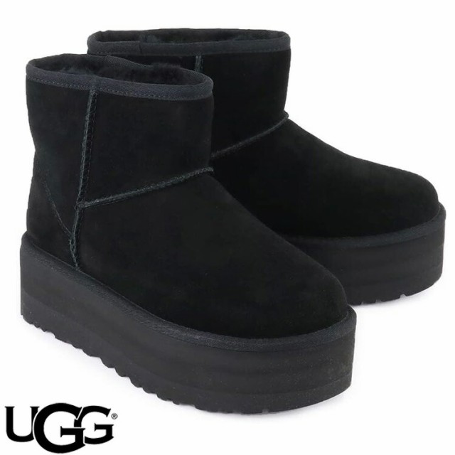 アグ ブーツ 厚底 UGG クラシック ミニ プラットフォーム CLASSIC MINI PLATFORM レディース 1134991 BK