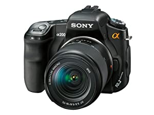 ソニー SONY デジタル一眼レフカメラレンズキット α200 レンズキット DSLR-A200K(中古品)の通販は