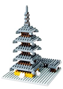 ナノブロック 古都奈良の五重塔(中古品)の通販は 12,384円