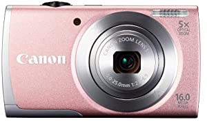 Canon デジタルカメラ PowerShot A2600 約1600万画素 光学5倍ズーム ピンク PSA2600(PK)(中古品)の通販は