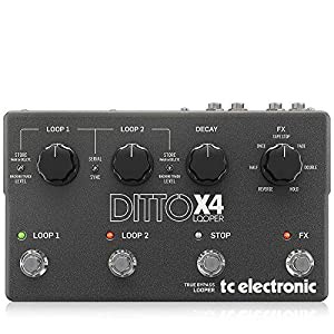 tc electronic デュアル トラック ルーパー DITTO X4 LOOPER Gray(品