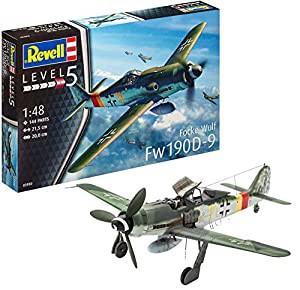 ドイツレベル 1/48 ドイツ空軍 フォッケウルフ Fw190D-9 プラモデル 03930(中古品)の通販は 12,701円