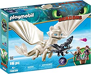 Playmobil 70038 DreamWorks Light Fury with Baby Dragon and Children%ｶﾝﾏ% Various(中古品)の通販は 50,472円