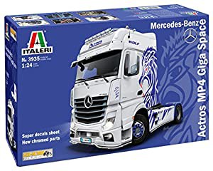 イタレリ 1/24 メルセデス・ベンツ アクトロス MP4 ギガスペース ショウ・トラック プラスチックモデルキット IT3935(中古品)の通販は