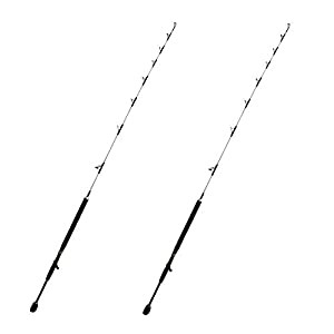 EatMyTackle マグロターミネータージギングロッド | 海釣り用ロッド (15-25ポンド スローアクション 2個 トリガー2個 2パック)( の通販は