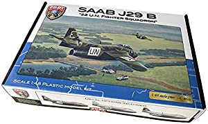 パイロットレプリカ 1/48 国連軍 サーブ J29B 戦闘機 コンゴ連合軍第22飛行隊 プラモデル PLR48A004(中古品)の通販は 18,308円