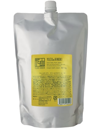 フォーフルール フルールガーデン クリームバス 柚子ヒノキ 1000g リフィル【全商品最安値に挑戦】