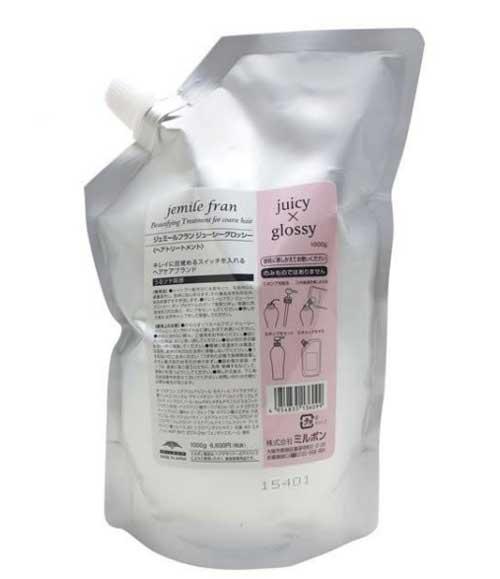 ミルボン ジェミールフラン トリートメント ジューシーグロッシー 1000g(詰替用)【全商品最安値に挑戦】の通販は 5,250円