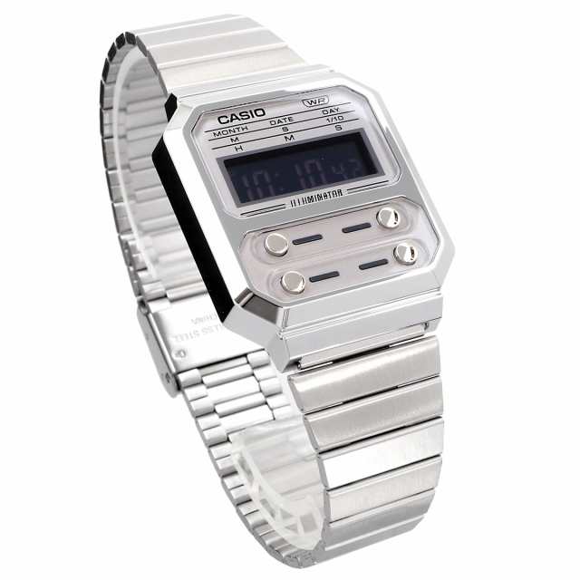 CASIO カシオ A100WE-1A デジタルウォッチ - 腕時計(デジタル)