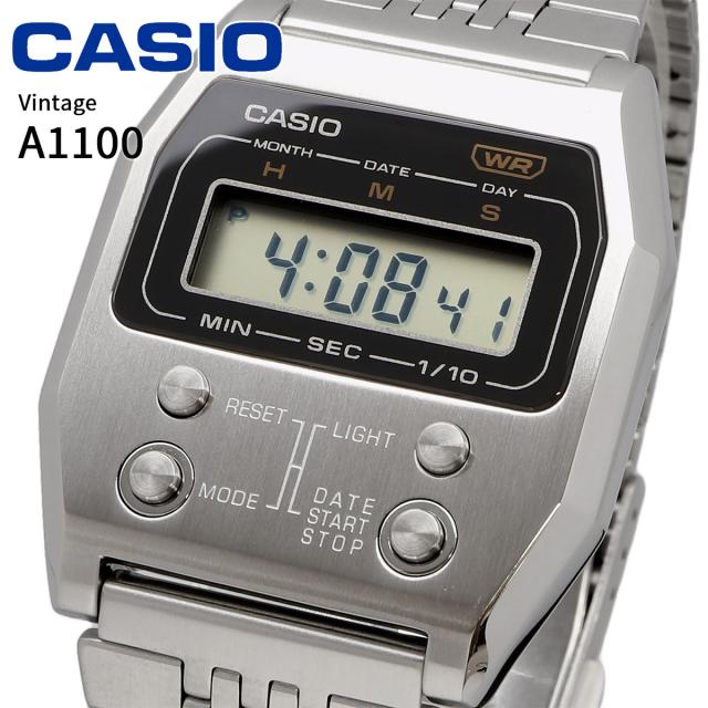 カシオ　腕時計　52QS-14B 復刻 チープカシオ 楽天市場】カシオ CASIO PREMIUM A1100B-1JF 52QS-14B 復刻