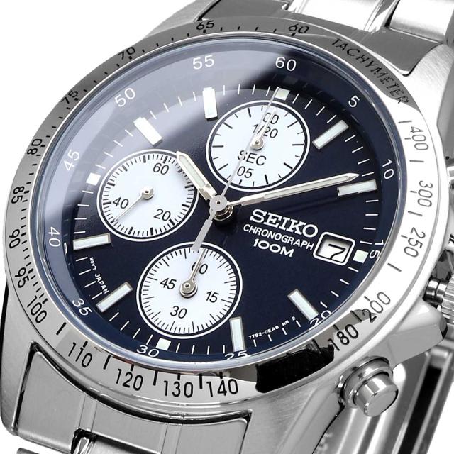 SEIKO 腕時計 国内正規 海外モデル クォーツ クロノグラフ ビジネス カジュアル メンズ SND365P 10,296円