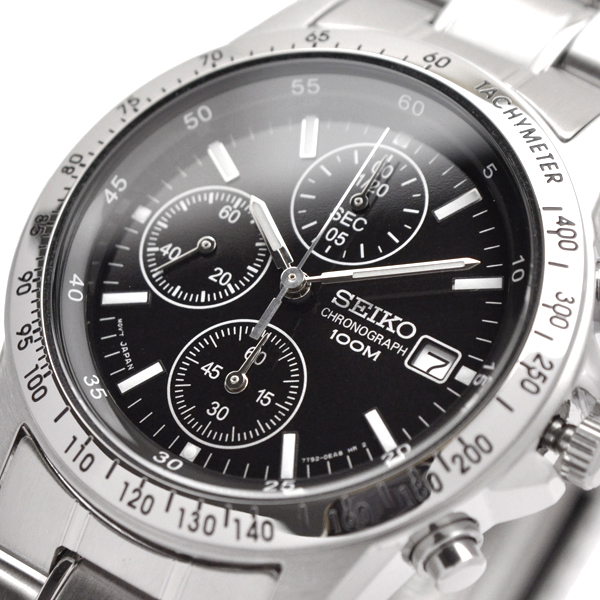SEIKO 腕時計 国内正規 海外モデル クォーツ クロノグラフ ビジネス カジュアル メンズ SND367P