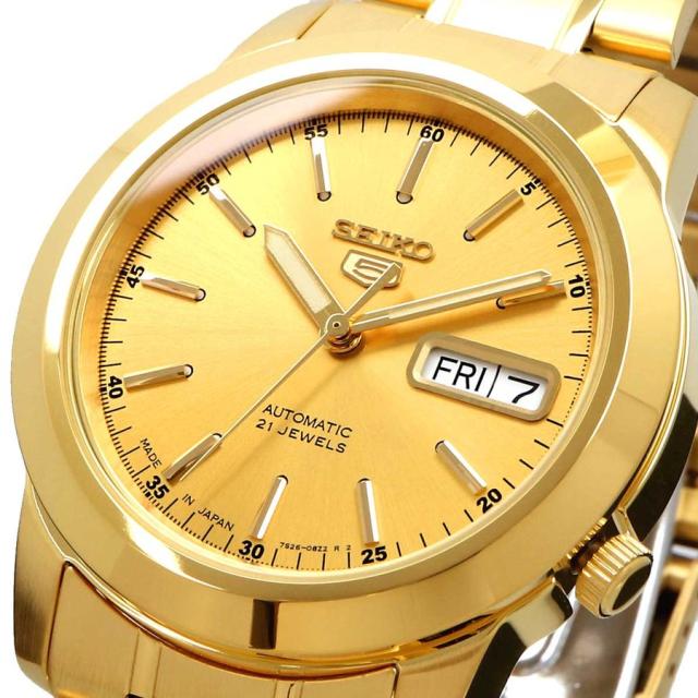 SEIKO 腕時計 セイコー 海外モデル MADE IN JAPAN セイコー5 自動巻き ビジネス カジュアル メンズ SNKE56J1