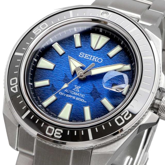 SEIKO 腕時計 Made in japan PROSPEX サムライ Save the Ocean 自動巻き ダイバー メンズ SRPE33J1