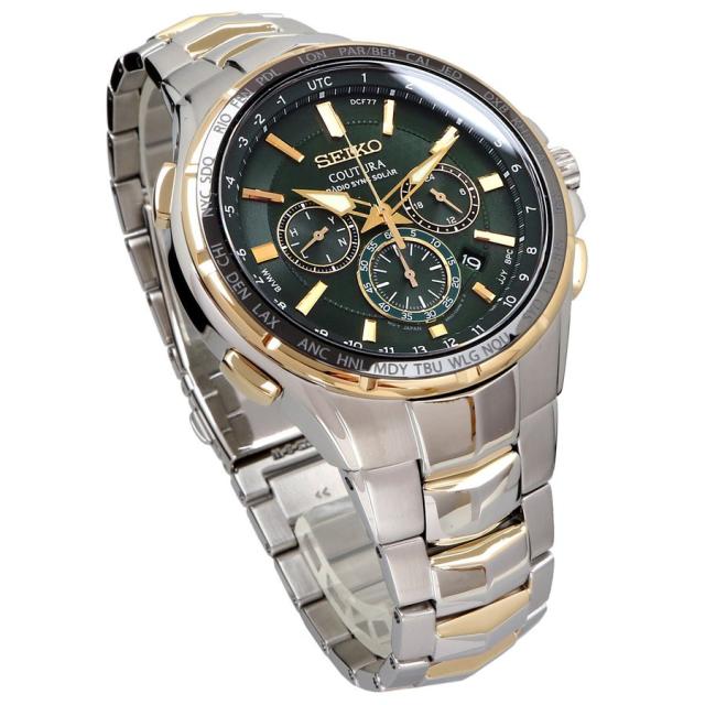 SEIKO 腕時計 セイコー 海外モデル COUTURA コーチュラ ソーラー 電波 