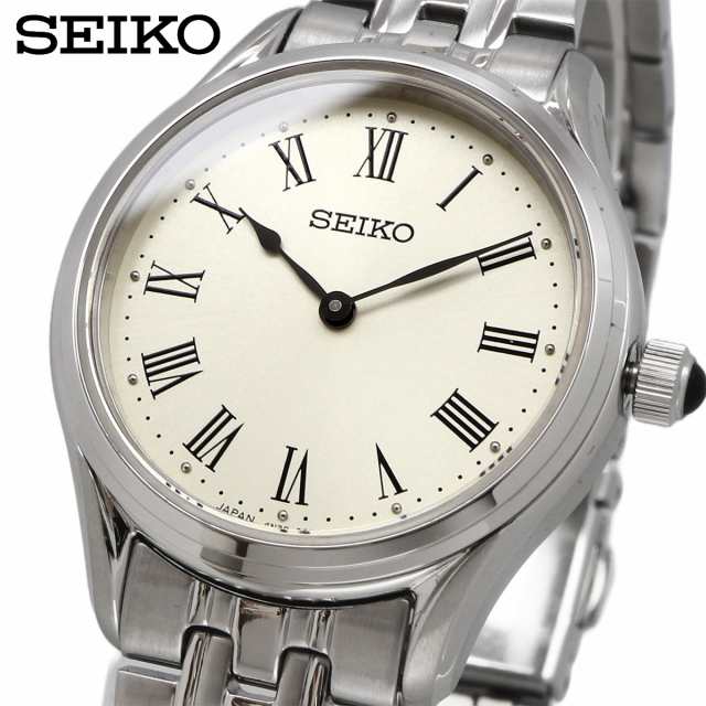 SEIKO 腕時計 セイコー 海外モデル クォーツ ESSENTIALS エッセンシャルズ シンプル ビジネス カジュアル レディース SWR069