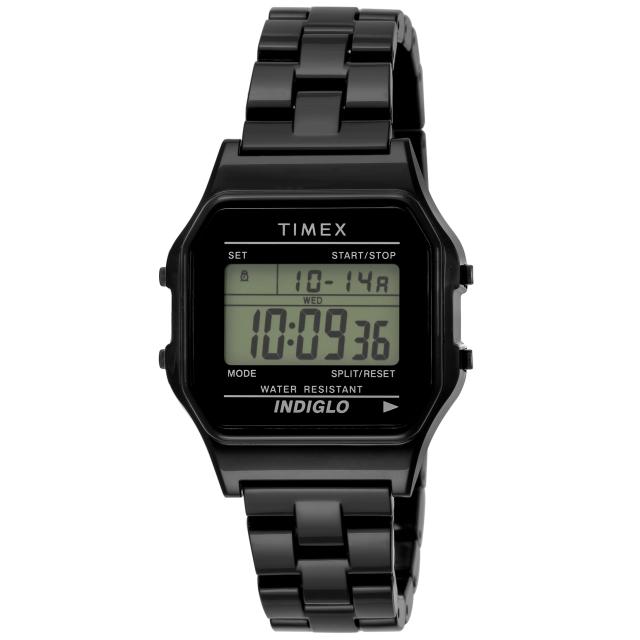 TIMEX 腕時計 タイメックス 人気 TW2V20000 クラシック・タイル コレクション クラシックデジタル ブラック 【国内正規品】_1
