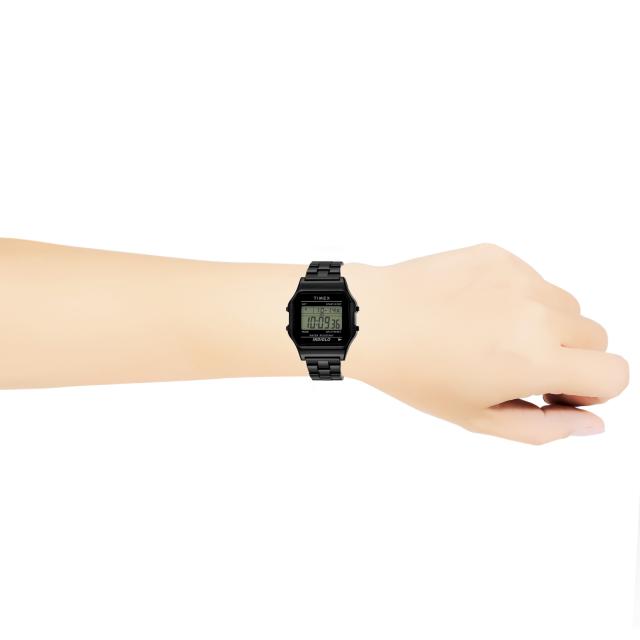 TIMEX 腕時計 タイメックス 人気 TW2V20000 クラシック・タイル コレクション クラシックデジタル ブラック 【国内正規品】_2