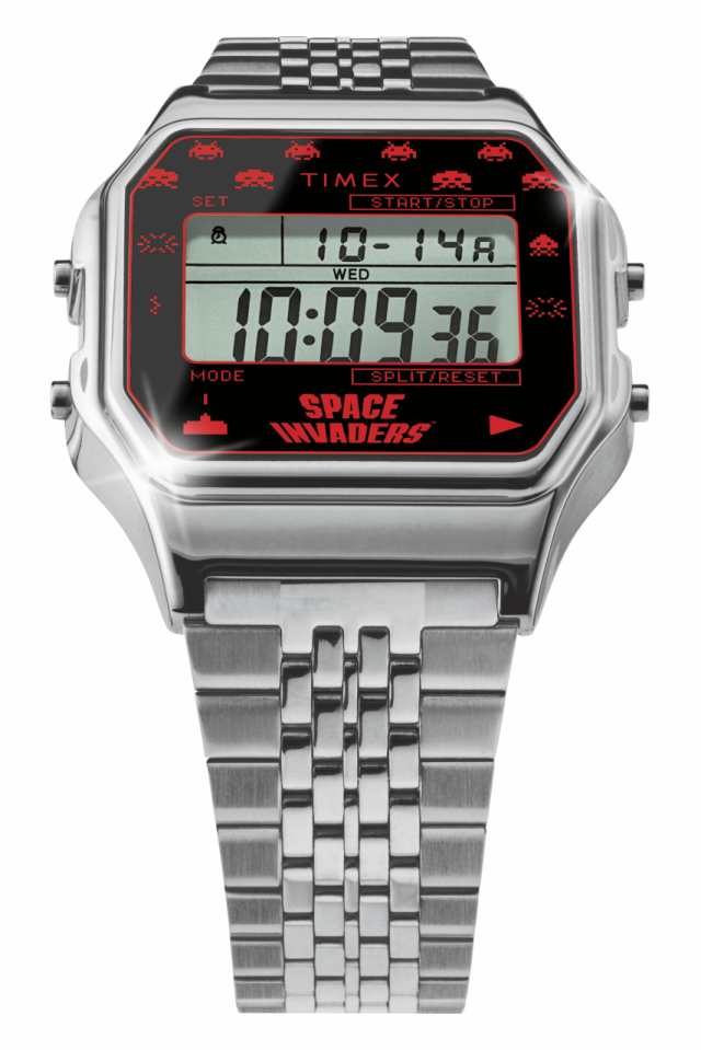 TIMEX 腕時計 タイメックス 人気 TW2V30000 TIMEX 80 Space Invaders スペースインベーダーコラボ シルバー  【国内正規品】｜au PAY マーケット