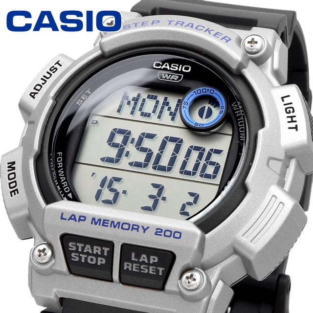 CASIO 腕時計 チープカシオ チプカシ ステップトラッカー 歩数計 WS-2100H-1A2