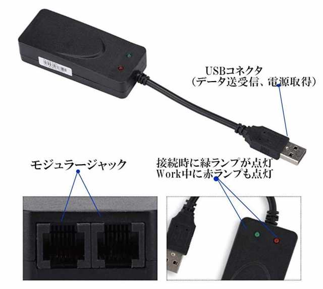 入手困難 USB2.0 FAX MODEMファックスモデム アナログ回線対応