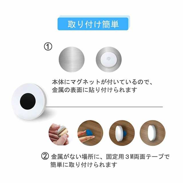 人感センサーライト LED 屋内 室内 USB充電 リチウム電池 足元ライト ナイトライト 階段 玄関 廊下 トイレ クローゼット 物置 工事不要  の通販はau PAY マーケット - CENTRALITY