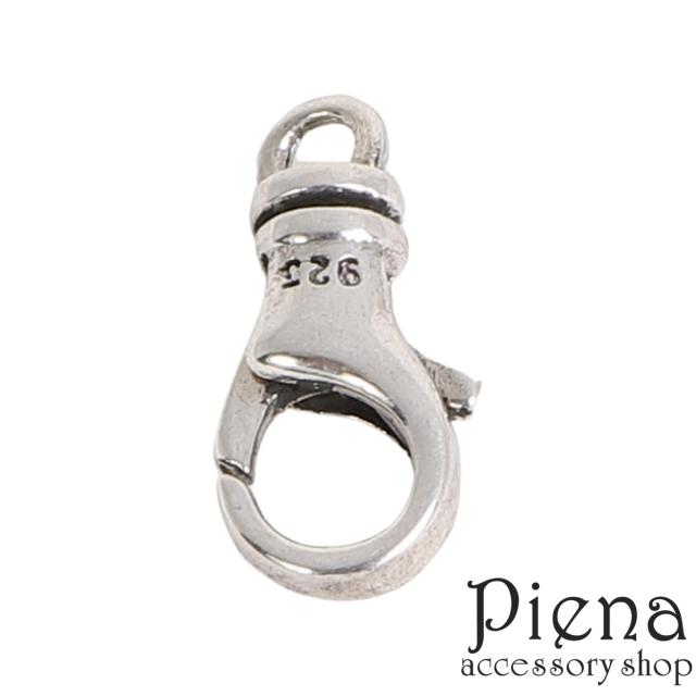 ナスカン 12ミリ シルバー925 フック 1個売り 全長約1.2cm